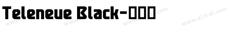 Teleneue Black字体转换 Teleneue Black字体转换